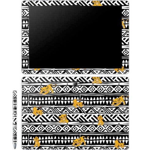Disney The Lion King Simba Tribal Print Galaxy Book 12in Skin